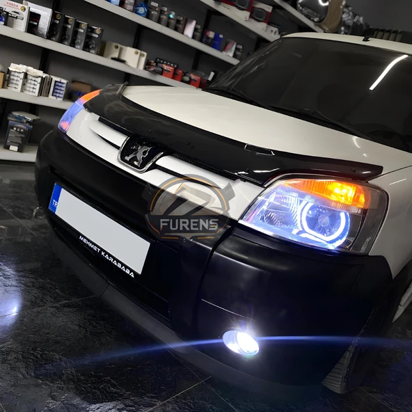 Peugeot Partner 2 2002-2008 Uyumlu H lip Esnek Ön Lip 2 Parça Karlık Ön Ek Tampon Altı Dil - Resim 9