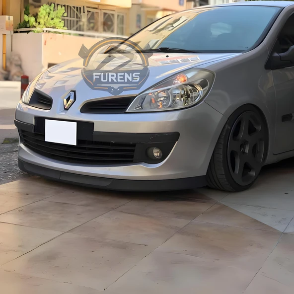 Renault Clio 3 2007-2013 Uyumlu H lip Esnek Ön Lip 2 Parça Karlık Ön Ek Tampon Altı Dil - Resim 11