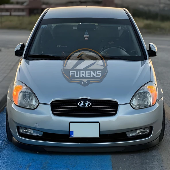 Hyundai Accent Era 2006-2010 Uyumlu H lip Esnek Ön Lip 2 Parça Karlık Ön Ek Tampon Altı Dil ürün görseli 1