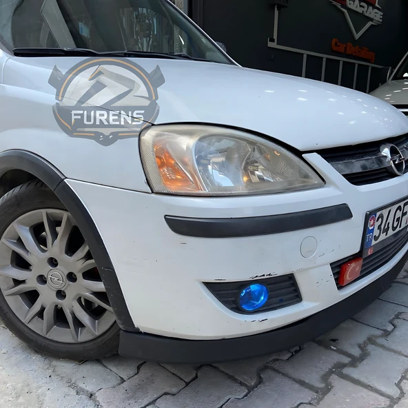 Opel Combo 2002-2014 Uyumlu H lip Esnek Ön Lip 2 Parça Karlık Ön Ek Tampon Altı Dil - 7