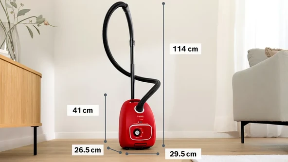 Bosch BGL41PET2H Serie 4 ProAnimal Toz Torbalı Elektrikli Süpürge - 8