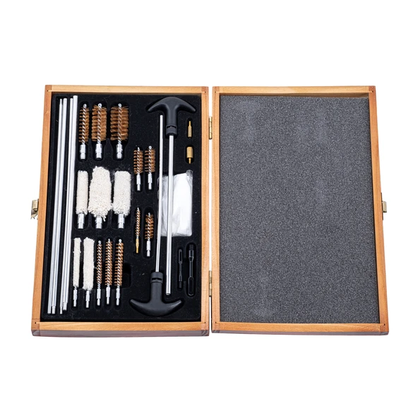 Tabanca Tüfek Harbi Takımı - Temizleme Seti - Ahşap Kutulu - Savage 103005 - Resim 2