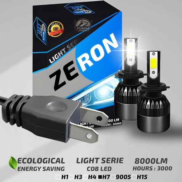 Ford Mondeo MK4 2007-2014 Kısa Far Uyumlu Şimşek Etkili Led Xenon Light Series H7 - Resim 2