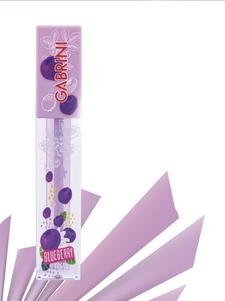 Gabrini Fruity Lipgloss Blueberry Yaban mersini aromalı