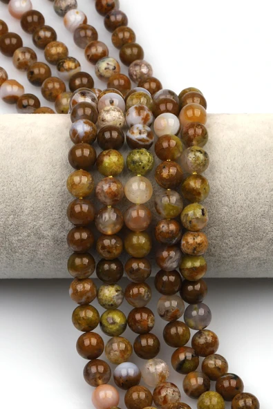 Avustralya Agate Opal Doğaltaş Dizi 8 mm Küre Kesim ürün görseli