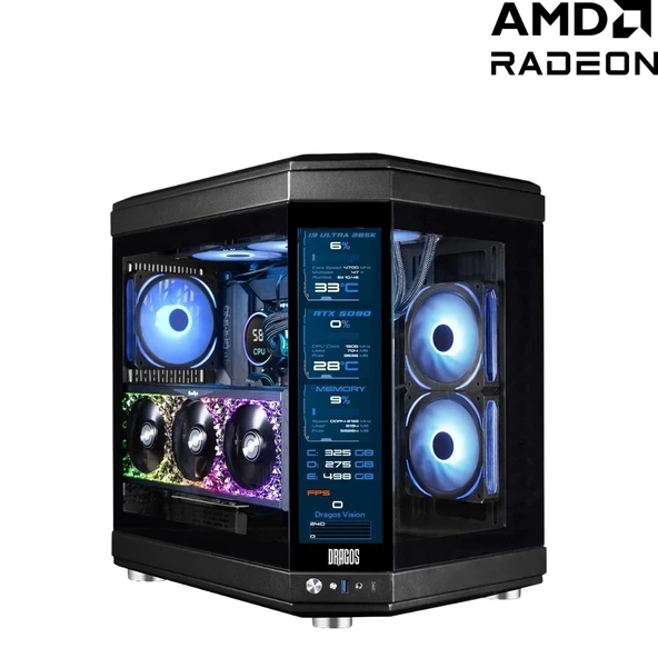 CRTG127 Ryzen 5 7600 32GB DDR5 1TB NVMe Radeon RX 7700XT 12GB Gaming Hazır Sistem