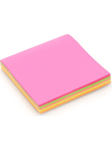 Kare posit yapışkanlı not kağıdı pos it (76x76mm)- 5 Renkli