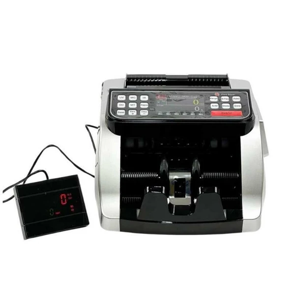 Plus Silver TL  EURO  Kağıt Para Sayma Makinesi - Gri / Siyah Renk - 3