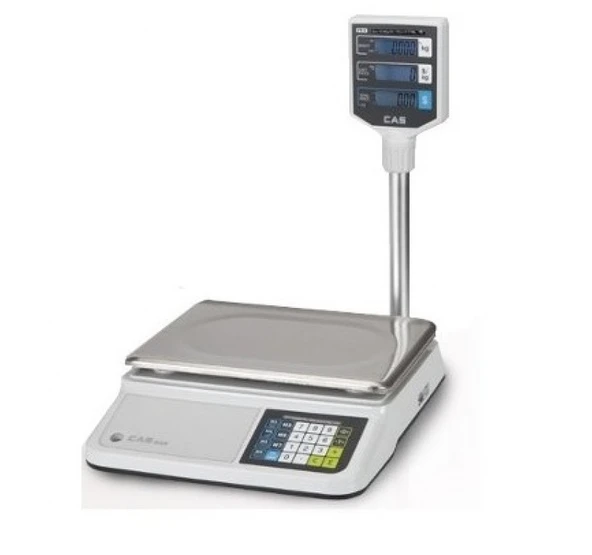 Cas PRII 30 CP LDC Fiyat Hesaplamalı Terazi 30 Kg Boyunlu