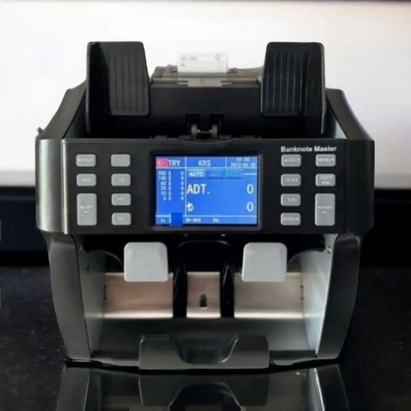 Banknote Master Çift katlı 10 Ülke para sayma Birimine Sahip Geniş Hafıza