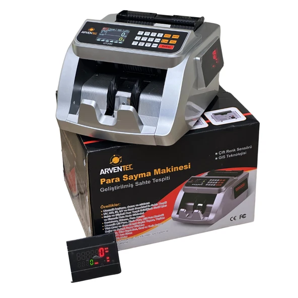 Arventec GT200 TL / EURO  Kağıt Para Sayma Makinesi - 2