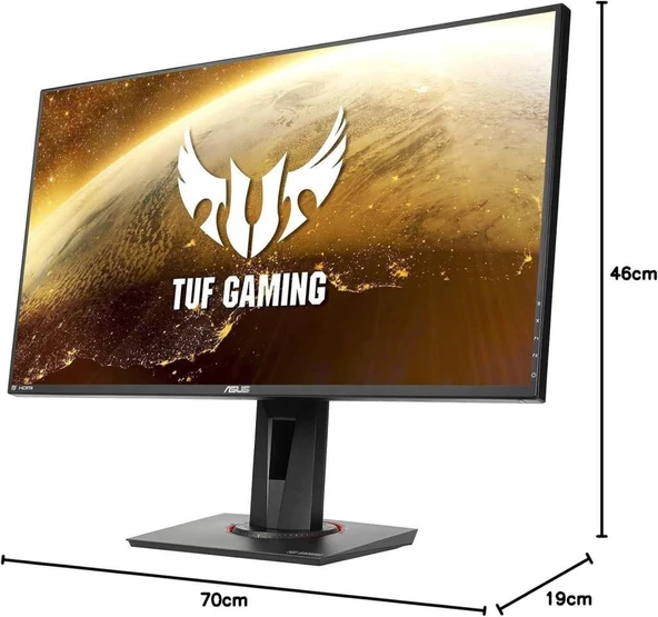 Asus TUF Gaming VG279QM 27" 1 ms Full HD Pivot IPS 280 Hz Oyuncu Monitörü Teşhir - Resim 2
