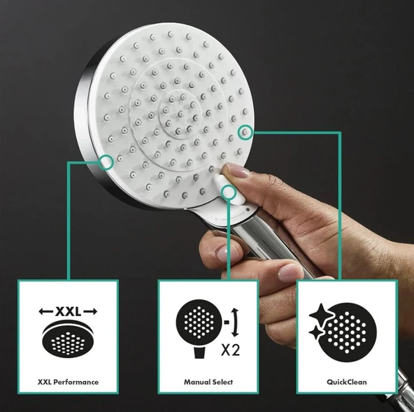 Hansgrohe Vernis Shape Duş kolonu 230 1jet Reno 26282000 - 4