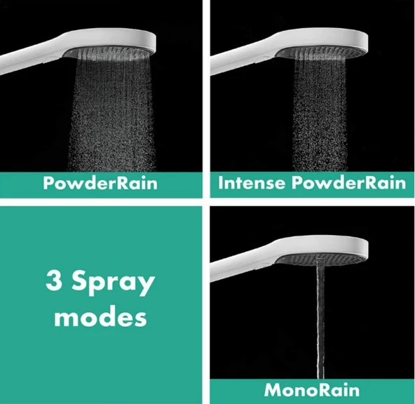 Hansgrohe Rainfinity 130 Porter Duş Seti  1.6m Beyaz 26851700 - 4