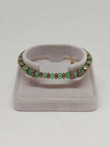 Aventurin Taşı Tasarım Bileklik (55932) - Resim 2