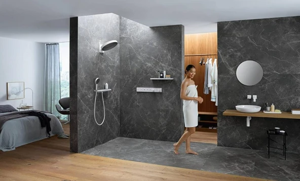 Hansgrohe Rainfinity Tepe Duşu 360 3jet  Beyaz 26234700 - 6
