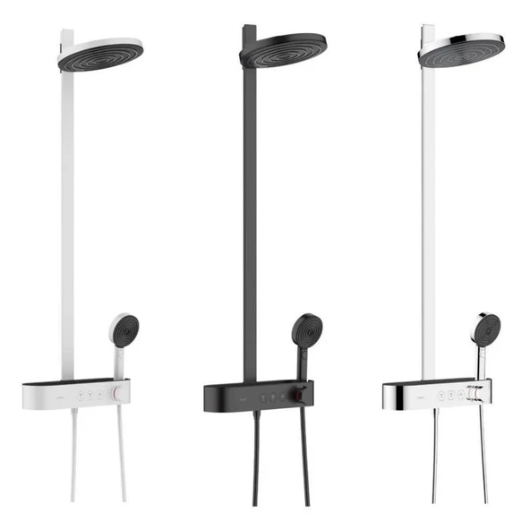 Hansgrohe Pulsify S 260 2Jet  Duş Kolonu Satin Siyah 24240670 - 5