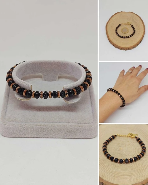 Akik Taşı Tasarım Bileklik (55930) ürün görseli