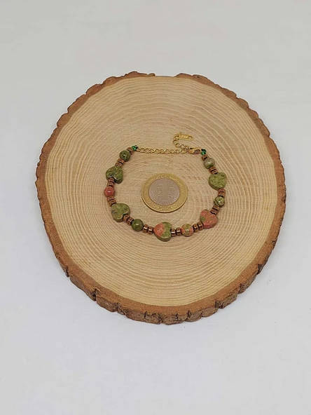 Unakit Taşı Tasarım Bileklik (55948) - Resim 5