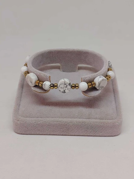 Havlit Taşı Tasarım Bileklik (55934) - Resim 2