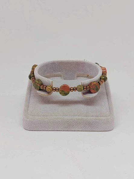 Unakit Taşı Tasarım Bileklik (55938) - Resim 2