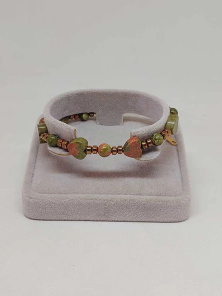 Unakit Taşı Tasarım Bileklik (55948) - Resim 2