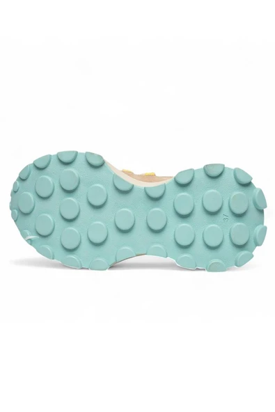 Celira Nut Oranj Multi Süet Cilt Bağcıklı Spor Ayakkabı - Resim 4