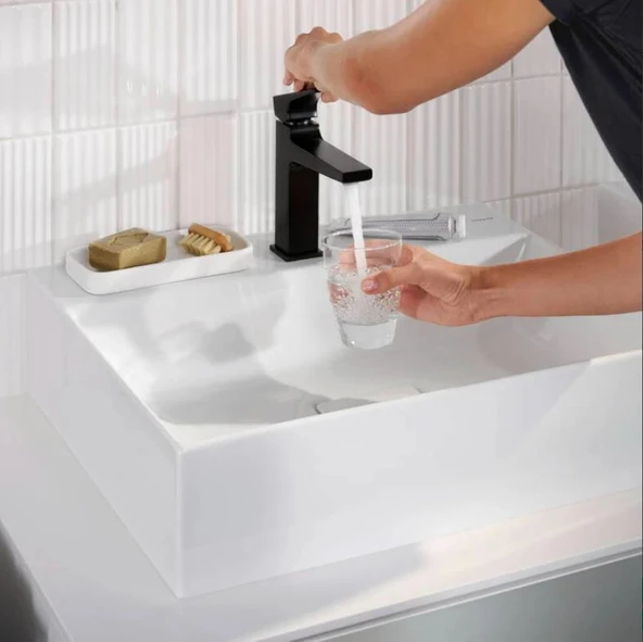 Hansgrohe Metropol Lavabo Bataryası 110 Satin Siyah 32507670 - 4