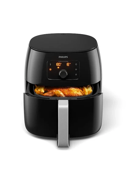 Philips Premium Airfryer XXL Fritöz, 1.4kg, 7.3L Kapasite, Siyah, (TEŞHİR)