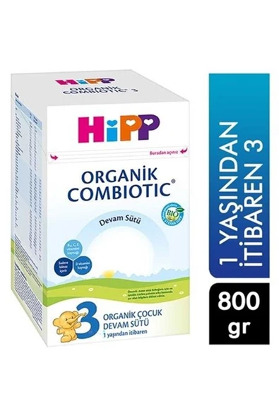 Hipp 3 Organik Combiotic Devam Sütü 800 Gr