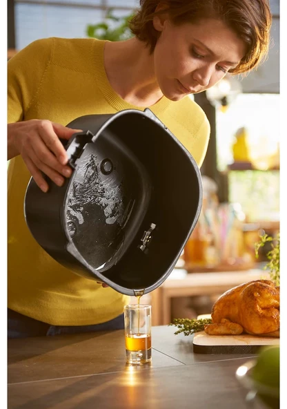 Philips Premium Airfryer XXL Fritöz, 1.4kg, 7.3L Kapasite, Siyah, (TEŞHİR) - 6
