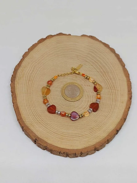 Akik Taşı Tasarım Bileklik (55950) - Resim 5