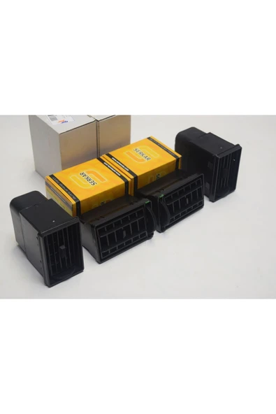 Murat 131 Şahin Kartal Kalorifer Torpido Yan Havalandırma Izgarası ve Vites Konsol Izgarası Takım - 4