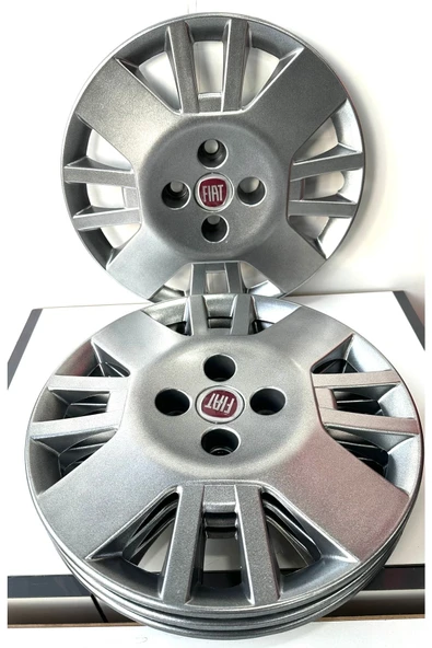 Fiorino 14''ınc Jant Kapağı Kırılmaz Plastik Takım 4'lü Set - 5