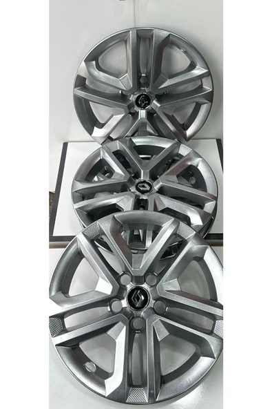 Megane 4 Clio 4 16 Inç 5 Bijon Jant Kapağı Takım 4lü Set - 5