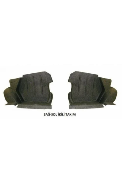 Doğan Şahin Slx Bağaj Yan Halısı Siyah 2 Li Takım ürün görseli