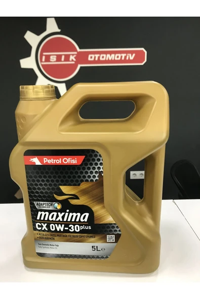 0W30 YAĞ EURO6 MOTORLAR İÇİN YENİ ÜRETİM PETROL OFİSİ 2023 5 LİTRES
