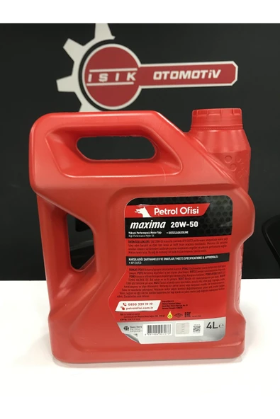 20W-50 YAĞ PETROL OFİSİ 1. KALİTE YENİ AMBALAJINDA 2023 ÜRETİM - Resim 2