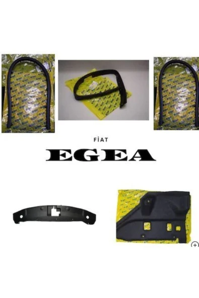 Fiat Egea Tampon Muhafaza + Torpido Izalatör + Kaput Fitili + Sızdırmazlık Fitili Takım