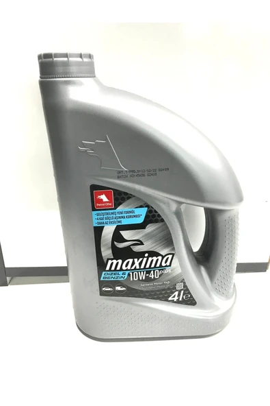 Maxima 10w40 Dizel-benzin 4lt-üretim 12.12.2022 ürün görseli