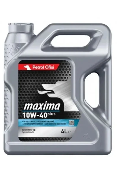 Po Maxima Plus 10w-40 4 Litre Lt Motor Yağı - Benzinli Ve Dizel Araç Yağı