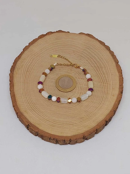 Ay Taşı Tasarım Bileklik (55962) - Resim 5