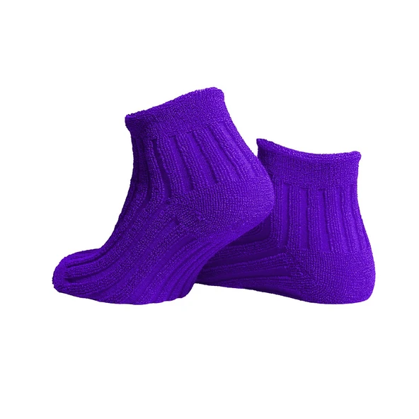 U&ME Kadın Uyku Çorabı 3'lü Set 36-40 Mor - 3