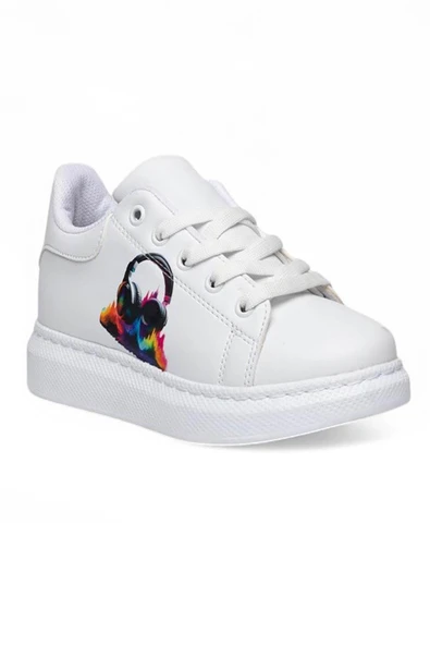 Celira Mdl Beyaz Günlük Kız Çocuk Sneaker Spor Ayakkabı - 2