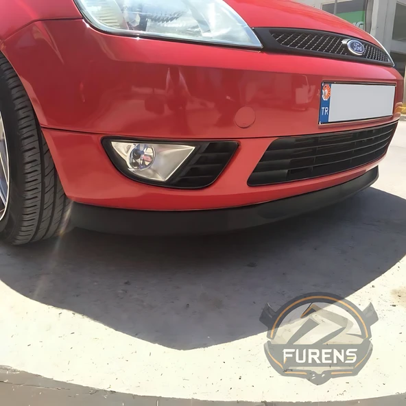 Ford Fiesta 2002-2008 Uyumlu H lip Esnek Ön Lip 2 Parça Karlık Ön Ek Tampon Altı Dil - 6