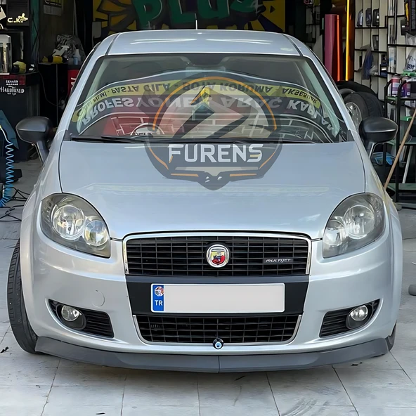 Fiat Linea 2007-2017 Uyumlu H lip Esnek Ön Lip 2 Parça Karlık Ön Ek Tampon Altı Dil - Resim 5