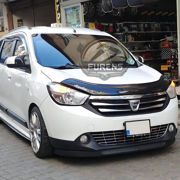 Dacia Lodgy 2012-2019 Uyumlu H lip Esnek Ön Lip 2 Parça Karlık Ön Ek Tampon Altı Dil - Resim 9