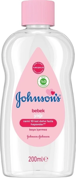 Johnson's Bebek Yağı 200 ml ürün görseli