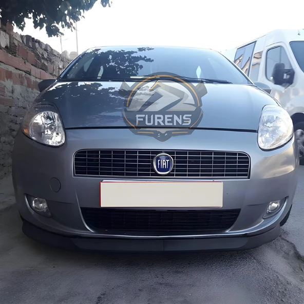 Fiat Punto 2005-2018 Uyumlu H lip Esnek Ön Lip 2 Parça Karlık Ön Ek Tampon Altı Dil - Resim 4