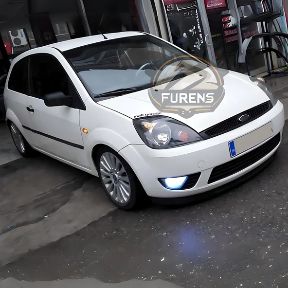 Ford Fiesta 2002-2008 Uyumlu H lip Esnek Ön Lip 2 Parça Karlık Ön Ek Tampon Altı Dil - 10